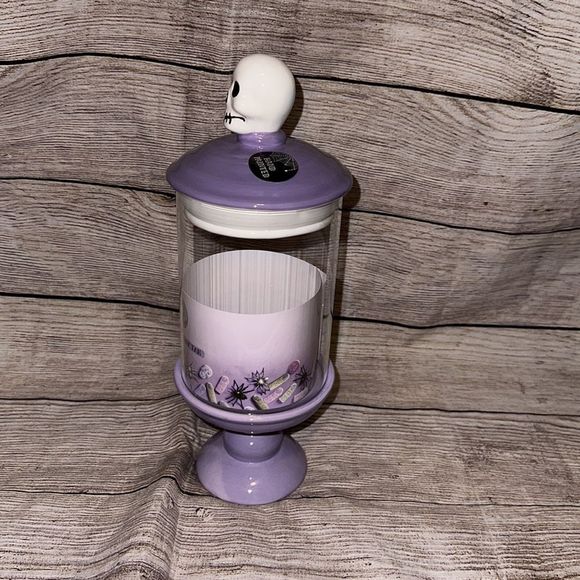 Cobwebs & Cauldrons Skull Purple‎ Halloween Candy Jar - Picture 5 of 7